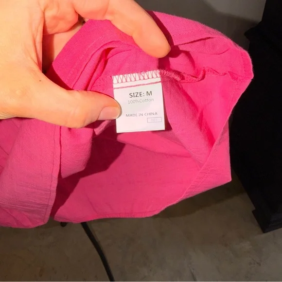 NWT - Pink Embroidered Blouse - Picture 3 of 5